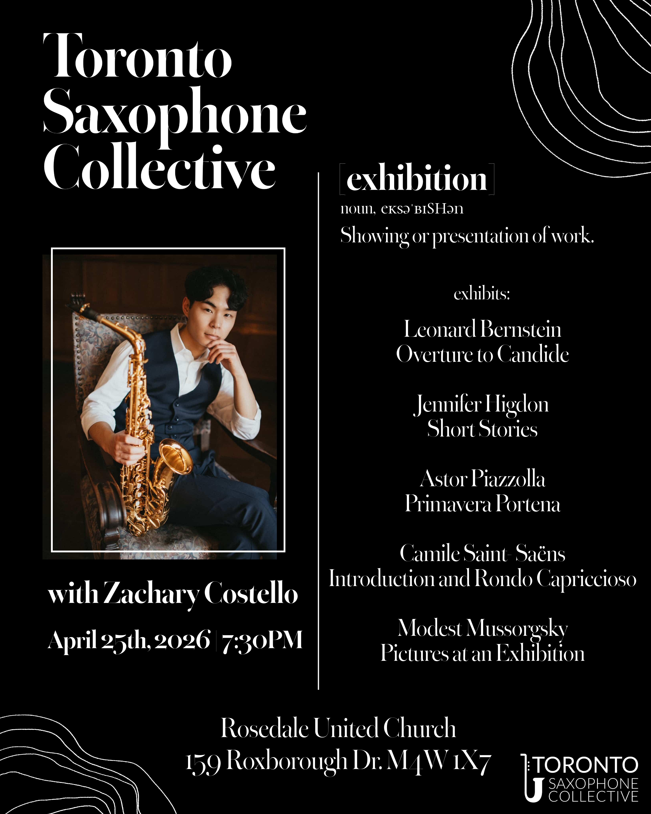 Exhibition with Toronto Saxophone Collective